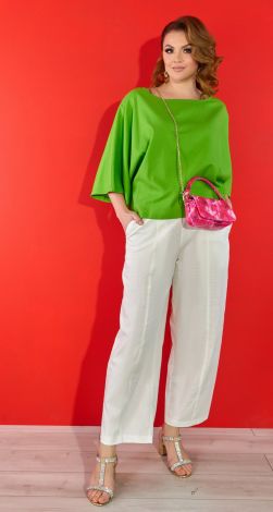 Linen trousers of an interesting cut