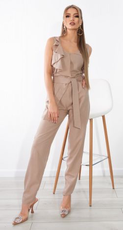 Льняний комбінезон