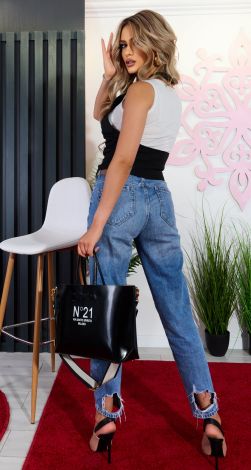 Стильний чорний жилет