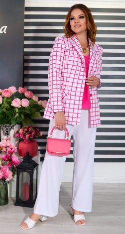 Модний піджак у клітину