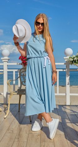 Коттоновий костюм спідниця топ