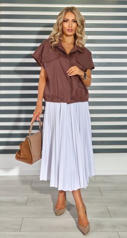 Стильна котонова блузка