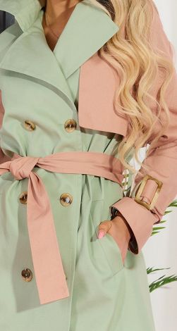 Стильный коттоновый тренч