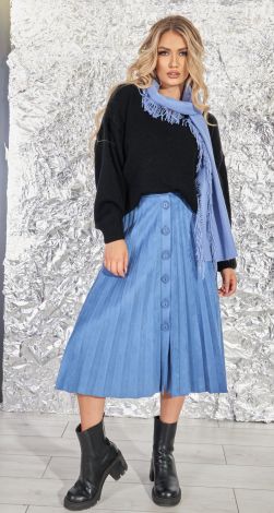 Спідниця пліссе на гудзиках
