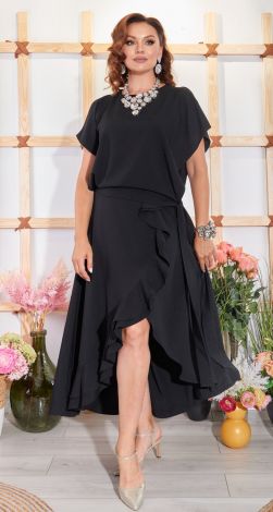 Нарядное черное платье