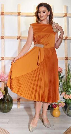 Нарядное платье плиссе