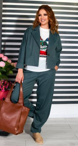 Стильный джинсовый костюм