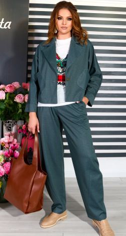 Стильный джинсовый костюм