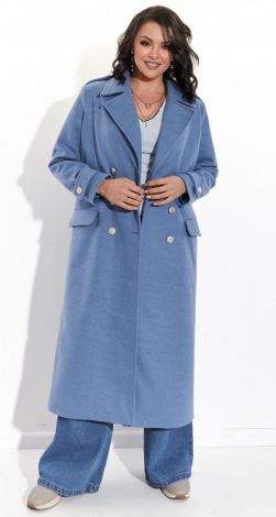 Лаконичное пальто с красивой фурнитурой