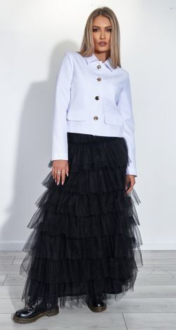 Модный укороченный пиджак