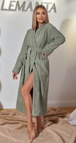 Хлопковый махровый халат