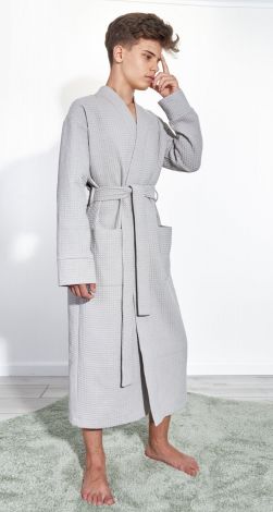 Подростковый вафельный халат 