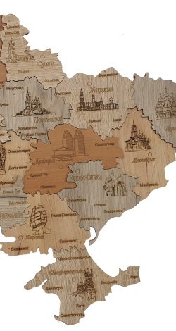 Дерев'яні карти світу