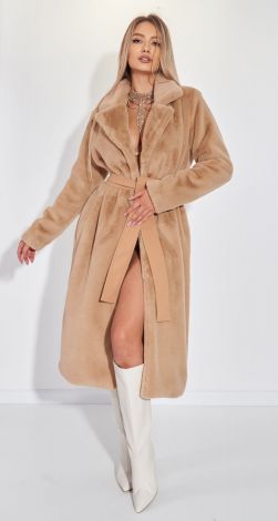 Шуба из эко меха