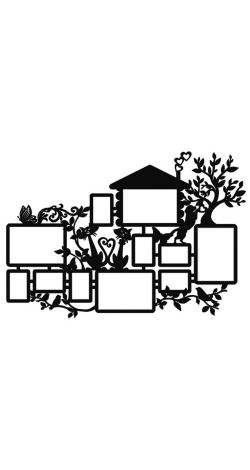 Family tree with photo frames