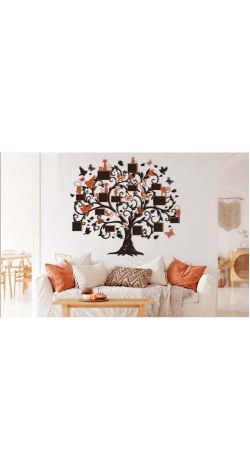 Family tree with photo frames