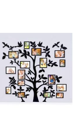 Family tree with photo frames
