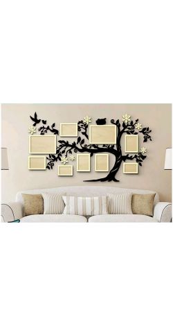 Family tree with photo frames