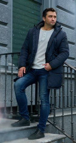 Тёплая мужская куртка