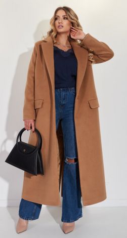 Пальто длинное