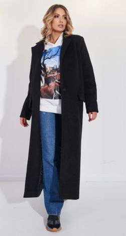 Пальто длинное