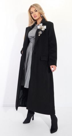 Пальто длинное