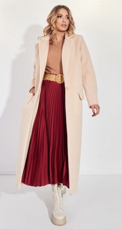 Пальто длинное