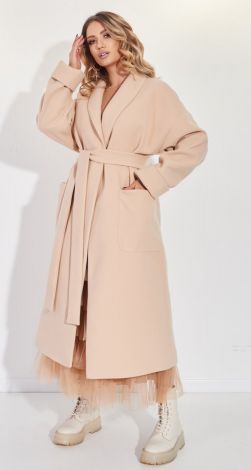 Пальто с шалевым воротником