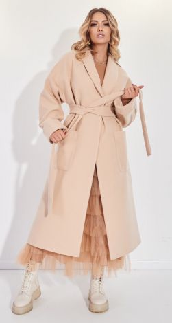 Пальто с шалевым воротником