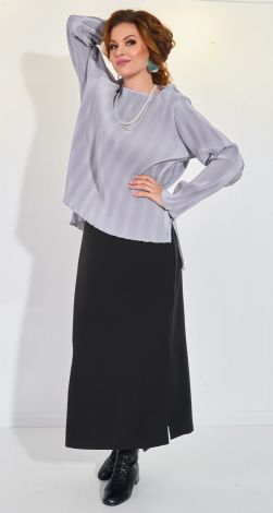 Костюм тройка с юбкой