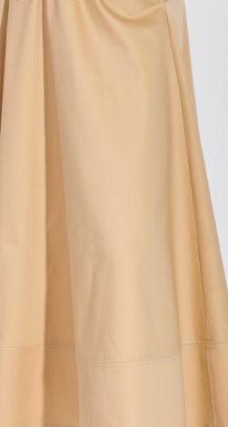 Розкльошена спідниця бежева