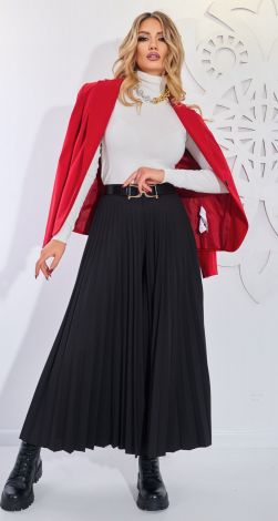 Тепла спідниця брюки гофре