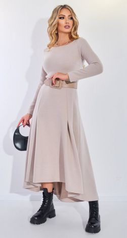 Стильное тёплое платье