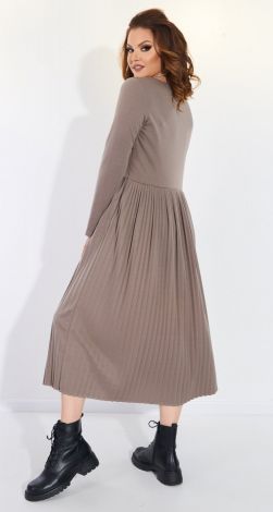 Костюм плиссе с жилеткой