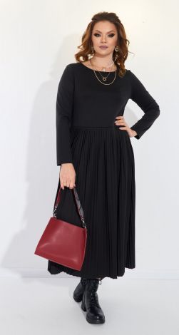 Костюм плиссе с жилеткой