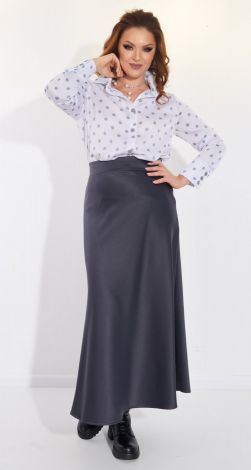 Яскрава шовкова сорочка з краваткою