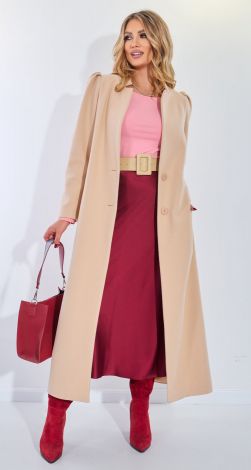 Long cashmere coat