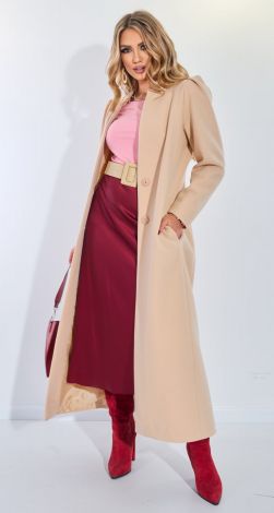 Long cashmere coat
