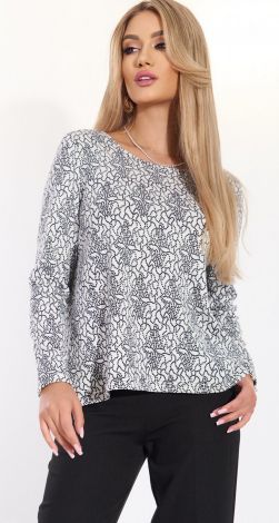 Блуза вільного крою з джерсі