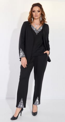 Ошатний брючний костюм