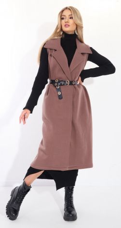 Fashionable elongated vest