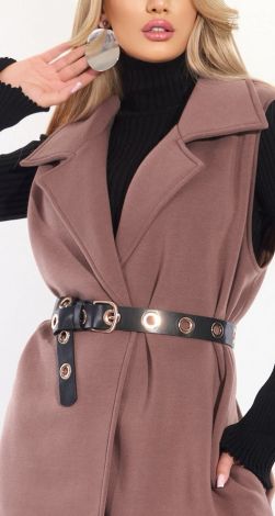 Fashionable elongated vest