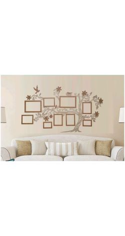 Family tree with photo frames