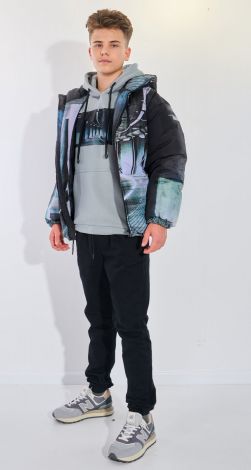 Куртка с принтом