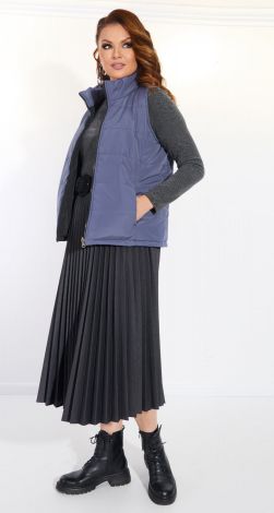 Двухсторонняя стёганная жилетка