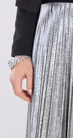 Довга спідниця у складку пліссе