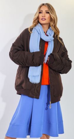 Объёмный утепленный бомбер