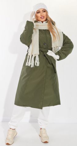 Модное пальто из плащевки