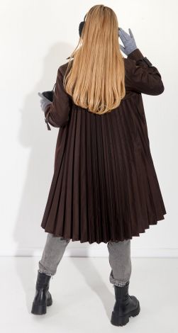 Тренч плиссе