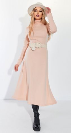 Теплое платье джерси